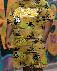 Men's XL Aloha Athletic Ocean Short-Sleeve Top and Bottoms