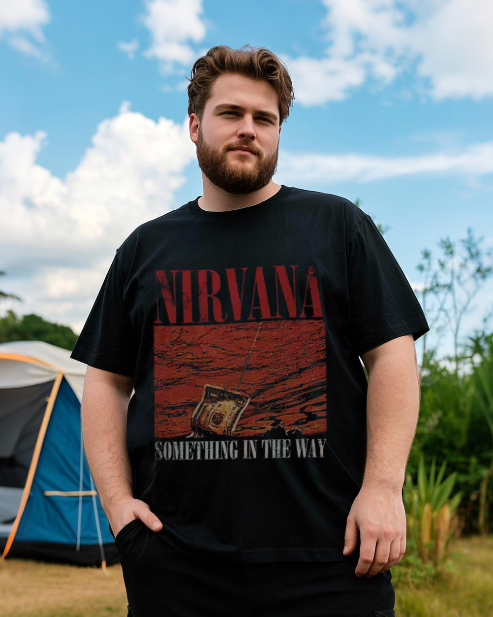 Plus-Size Men's Summer Casual Short-Sleeve Printed T-Shirt – Soft & Skin-Friendly