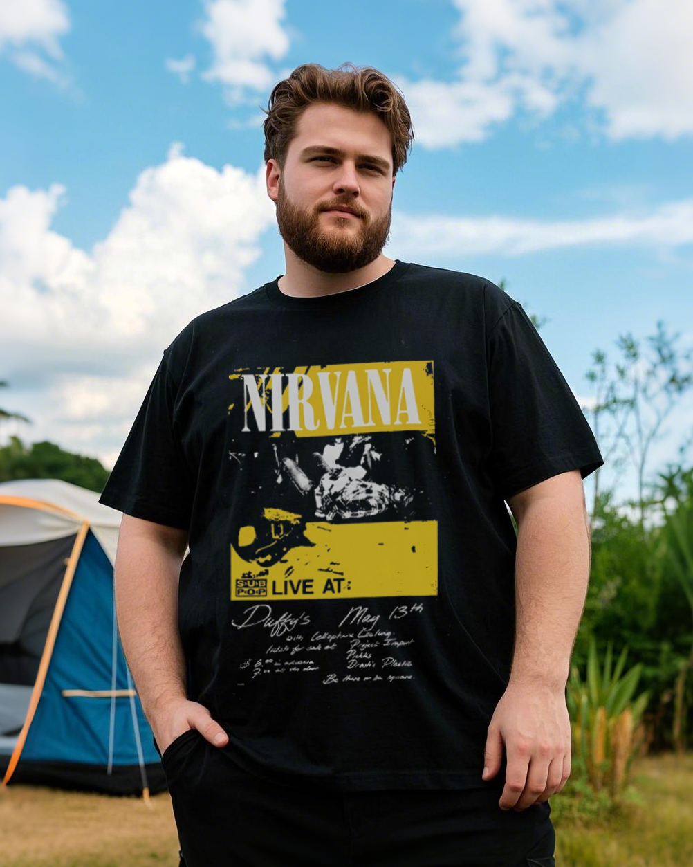 Plus Size Summer Casual Printed 100% Cotton T-Shirt