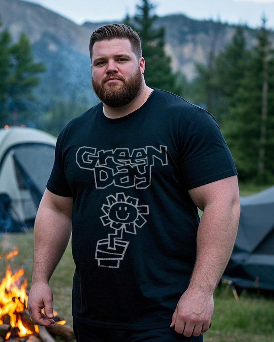 Men's 100% Cotton T-Shirt: Summer Loose Fit Short Sleeve, Casual & Versatile