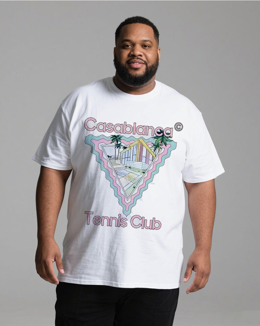 New Classic Cotton Round Neck Short-Sleeve T-Shirt – Loose Fit Plus Size Top