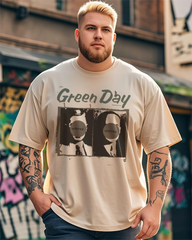 Men's Apricot Cotton T-Shirt – Relaxed Fit, Regular Sleeve, Summer Basic Tee