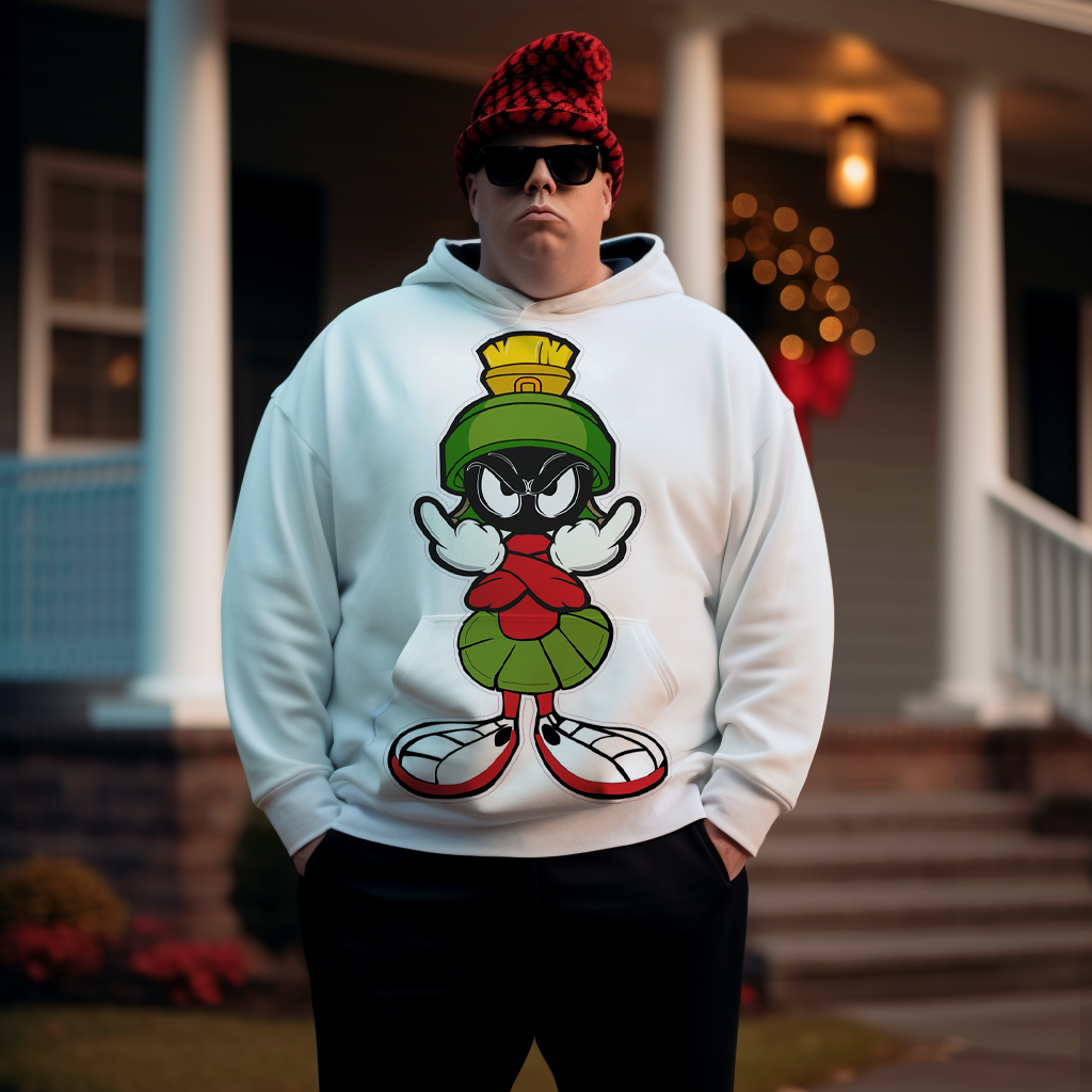 Men's Tales from The Crypt Plus Size Hoodie Christmas grinch