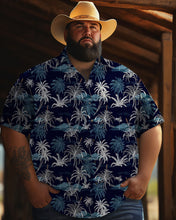 Load image into Gallery viewer, Aloha Hawaiian Men Plus Size Short Sleeve Shirt