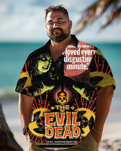 Load image into Gallery viewer, Halloween Evil Horror Men Plus Size Short Sleeve Shirt