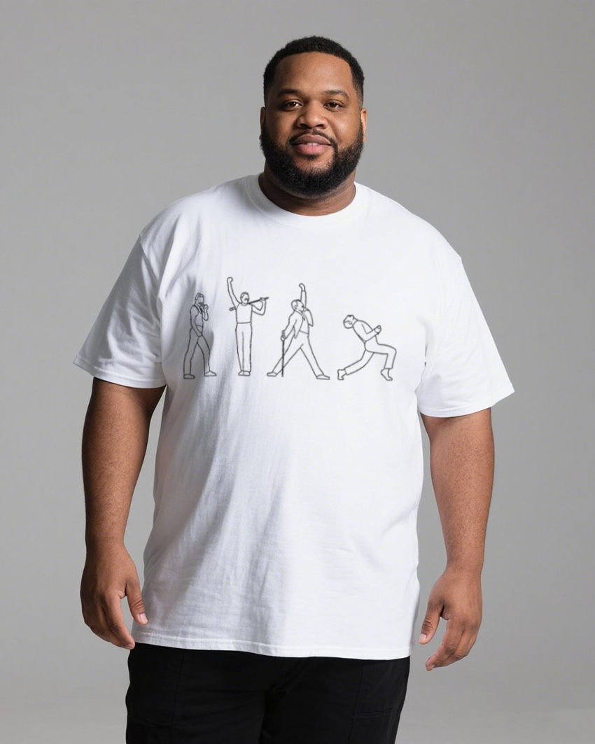 New Classic Cotton Round Neck Short-Sleeve T-Shirt – Loose Fit Plus Size Top