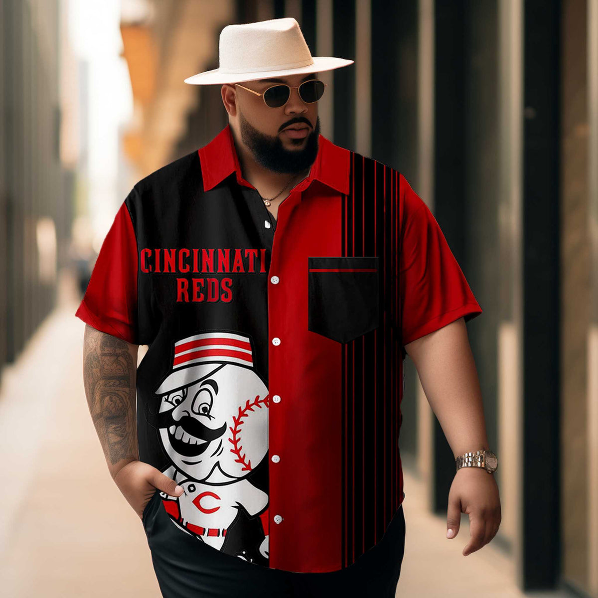 Men's Classic Print Pocket Shirt