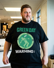 Plus-size Men's Summer Casual Short-Sleeve Printed T-Shirt – Fade-Resistant & Vibrant Designs