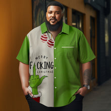 Load image into Gallery viewer, Simple Casual Christmas Creative Design Men&#39;s Plus Size Shirt