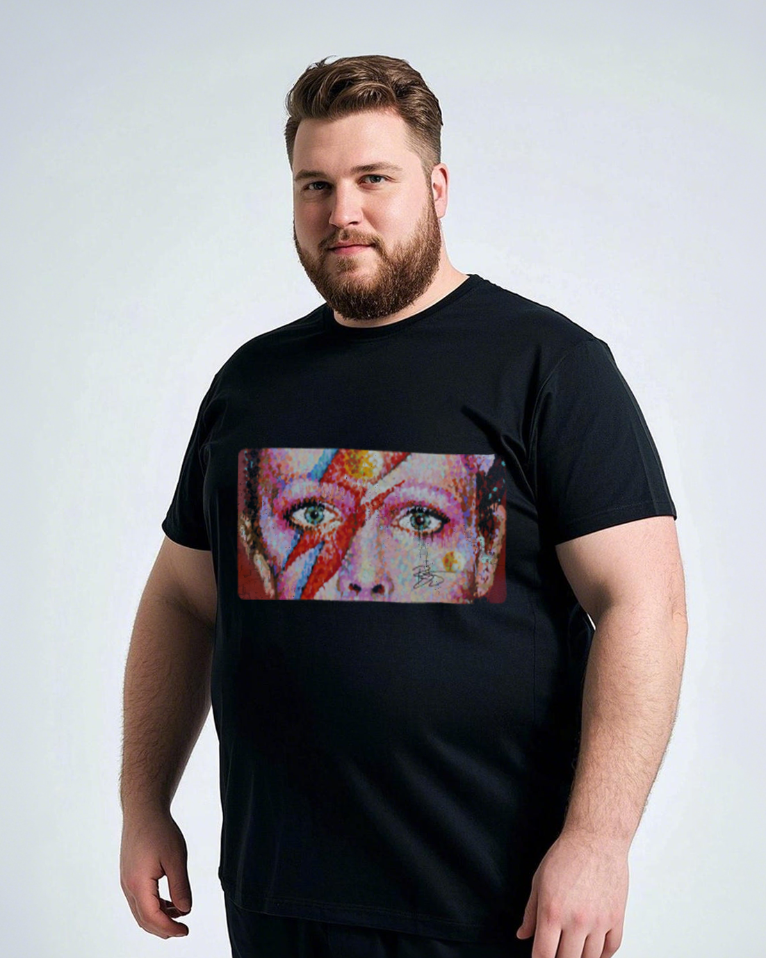 Plus Size Casual Crew Neck 100% Soft Cotton Summer T-Shirt