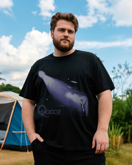 Classic Black Cotton T-Shirt for Men – Relaxed Regular Fit