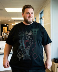 Plus Size Casual Crew Neck 100% Soft Cotton Summer T-Shirt