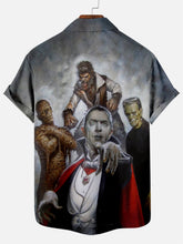 Load image into Gallery viewer, Men&#39;s Horror Monster You Don&#39;t Be So Arrogant Short Sleeve Shirt