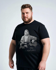 New Classic Cotton Round Neck Short-Sleeve T-Shirt – Loose Fit Plus Size Top