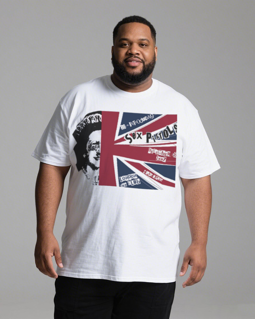 Plus Size Casual Crew Neck 100% Soft Cotton Summer T-Shirt