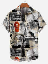 Load image into Gallery viewer, Halloween Vintage Poster Graphic Men&#39;s Short Sleeve Shirt