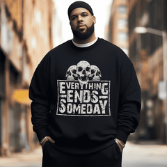 Skull  Men's Plus Size Sweatshirt