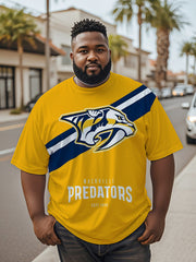 NFL Men's Plus Size Washed Gym Crew Neck Short Sleeve T-Shirt – Athletic and Comfortable