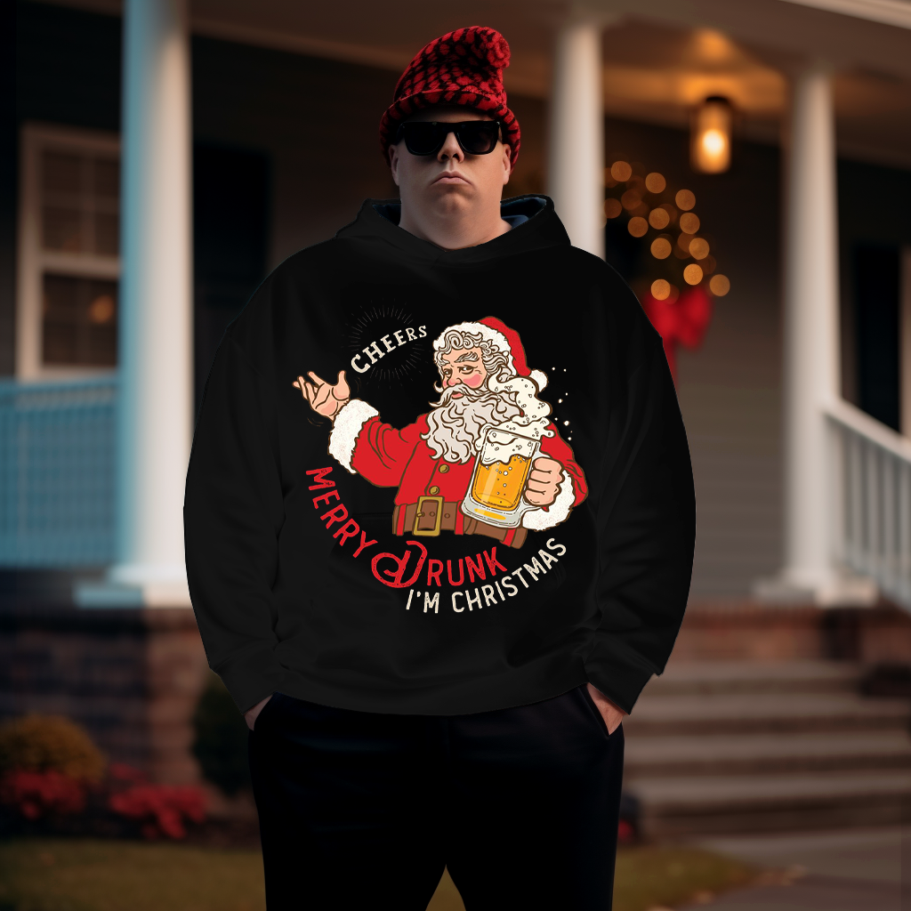 Men's Tales from The Crypt Plus Size Hoodie Christmas grinch