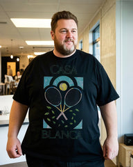 Plus Size Casual Crew Neck 100% Soft Cotton Summer T-Shirt