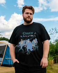 Men's Heavyweight Cotton Short Sleeve T-Shirt (Summer Loose Fit)