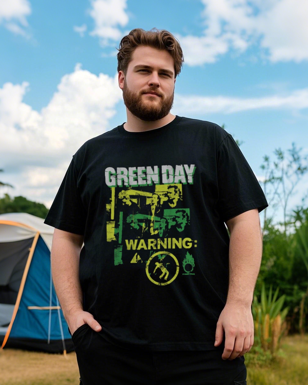 Plus-Size Men's Summer Casual Short-Sleeve Printed T-Shirt – Soft & Skin-Friendly