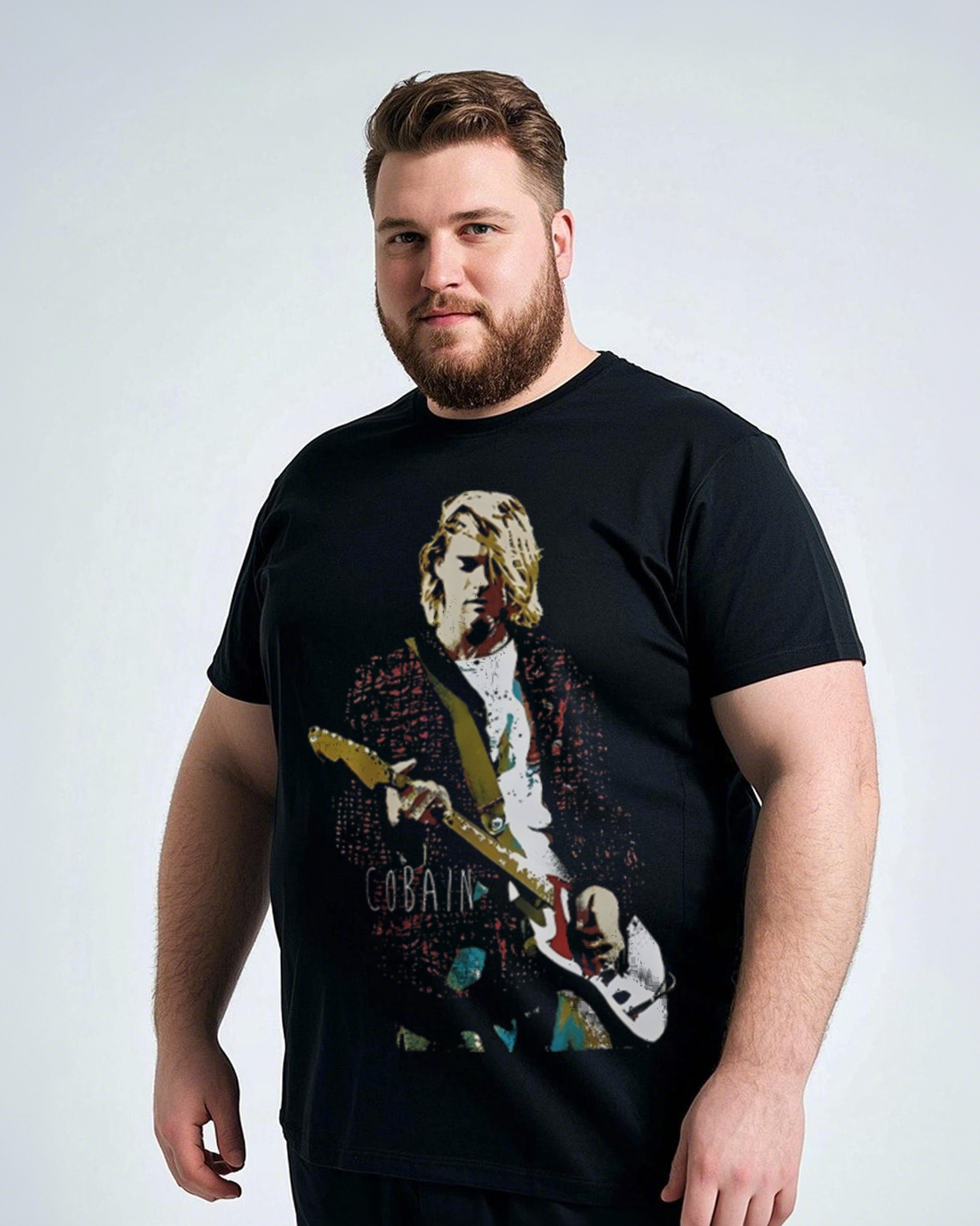 Plus Size Casual Crew Neck 100% Soft Cotton Summer T-Shirt