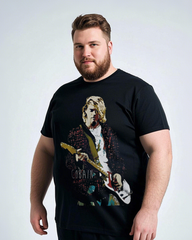 Plus Size Casual Crew Neck 100% Soft Cotton Summer T-Shirt