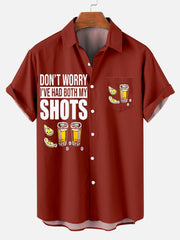 Men's Classic Print Pocket Shirt