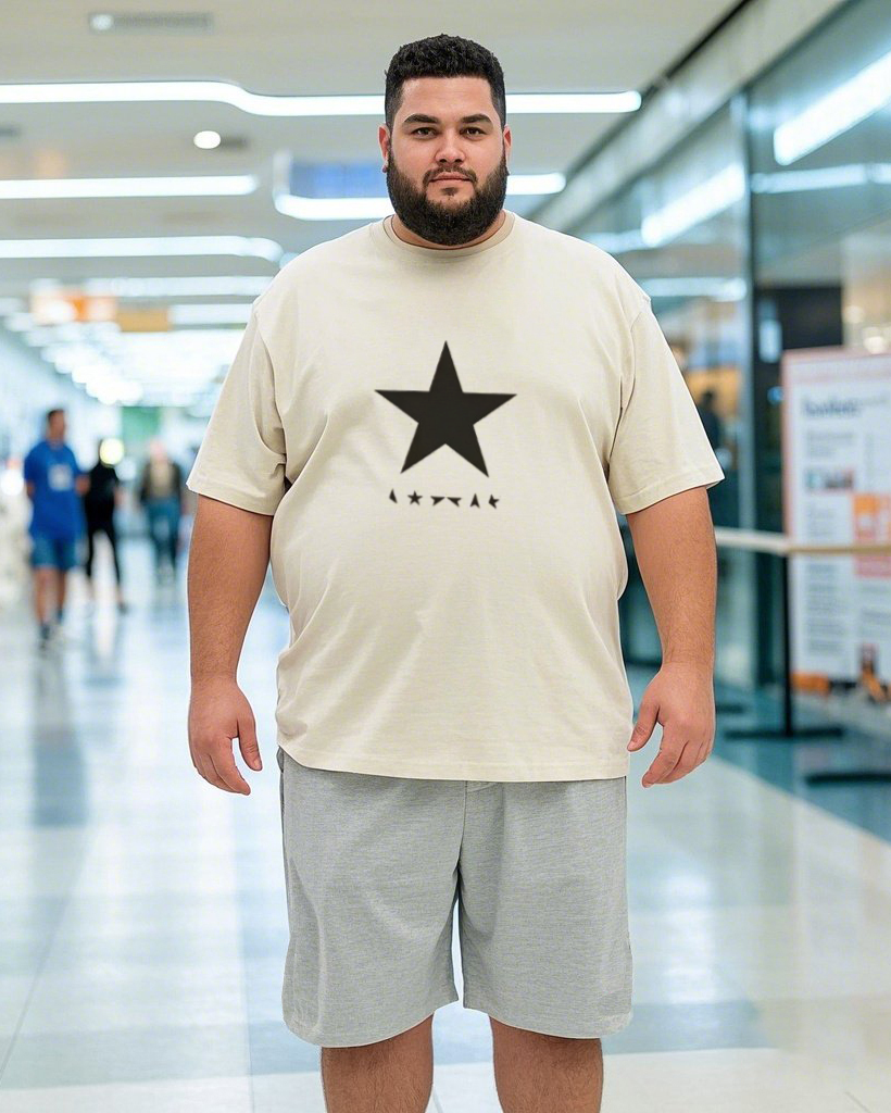 Men's Antibacterial Short-Sleeve T-Shirt – Summer Round Neck Solid Color Cooling Cotton Tee (Versatile Casual Wear)