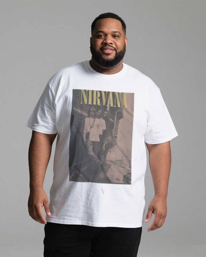 Men's Short Sleeve T-Shirt - Summer Loose Fit Heavyweight Cotton Tee