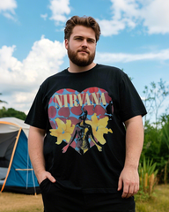 Plus-Size Men's Summer Casual Short-Sleeve Printed T-Shirt – Soft & Skin-Friendly