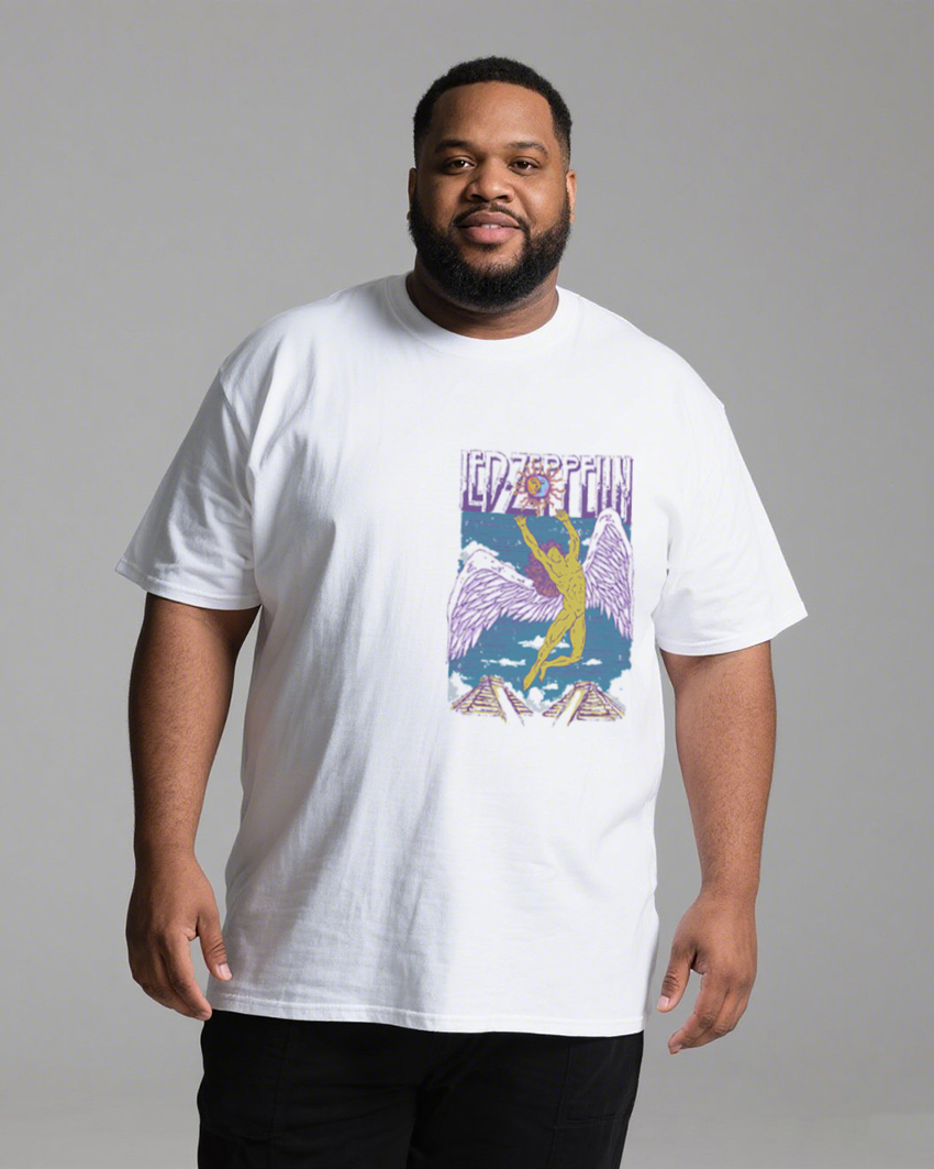 Men's Oversized Black Cotton T-Shirt – Breathable Summer Essential Tee