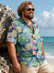 Husky Men's Sandy Beach Resort Short Sleeve Shirt with Pocket