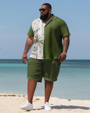 Load image into Gallery viewer, Men&#39;s Plus Size Business Coco Beach Two-Piece Set