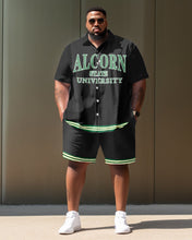 Load image into Gallery viewer, Men&#39;s Plus Size College Style Alcorn State University Short Shirt Uniform Suit