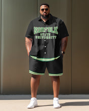 Load image into Gallery viewer, Men&#39;s Plus Size College Style Norfolk State University Short Shirt Uniform Suit