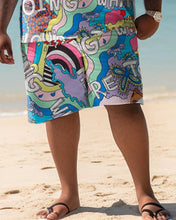 Load image into Gallery viewer, Men&#39;s Plus Size Beach Hawaiian Print Two-Piece Set