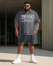 Load image into Gallery viewer, Men&#39;s Plus Size College Style Jackson State University Short Shirt Uniform Suit