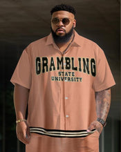 Load image into Gallery viewer, Men&#39;s Plus Size College Style Grambling State University Short Shirt Uniform Suit